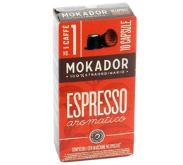 10 Nespresso* Original kompatible Kapseln Aromatico – MOKADOR