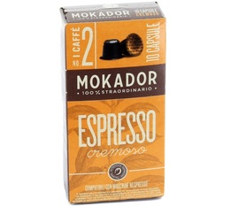 10 Nespresso* Original kompatible Kapseln Cremoso – MOKADOR
