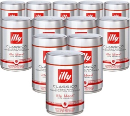 Illy - Espresso Classico - Kaffeebohnen in der Dose 250 g x 12