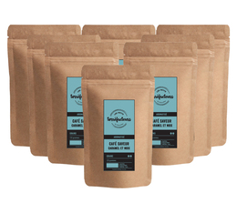 Les Petits Torréfacteurs - Karamell und Walnuss aromatisierte Kaffeebohnen 1 kg (8x125g) 