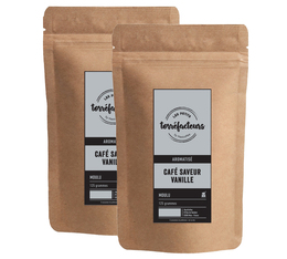 Les Petits Torréfacteurs gemahlener Kaffee mit Vanillearoma 2 x 125 g 