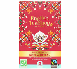 Schwarzer Tee Bio - Weihnachten in Ceylon Zimt und Gewürze- 20 Teebeutel - ENGLISH TEA SHOP
