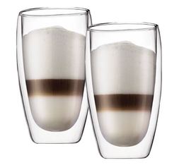 Bodum Pavina Glas doppelwandig 450 ml x 2
