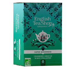 Früchtetee Bio Cranberry Hibiskus Hagebutte 20 Teebeutel - English Tea Shop
