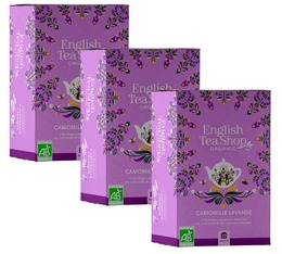 Bio -Kräutertee Kamille Lavendel 3x20 Teebeutel - English Tea Shop
