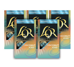 50 Nespresso* Original kompatible Kapseln Coconut Iced – L'OR ESPRESSO