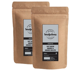 Les Petits Torréfacteurs gemahlener Kaffee gegrillte Mandeln Aroma 2 x 125 g 