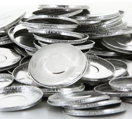 200 wiederverwendbare Verschlussdeckel für Nespresso* Original kompatible Kapseln – BLUECUP