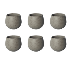 Loveramics - 6 Nutty Tasting Cups - 200ml Granitfarben