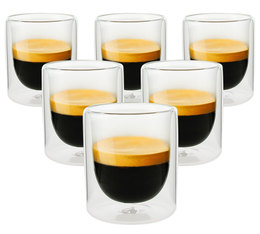 6 Gläser doppelwandig Mila 100 ml - Pylano