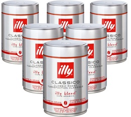 Illy - Espresso Classico - Kaffeebohnen in der Dose 250 g x 6