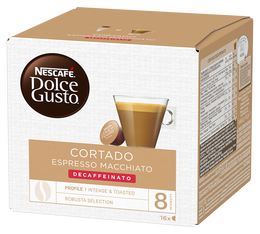 16 Cortado Decaffeinato Kapseln – Nescafe* Dolce Gusto*