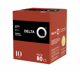 Delta Q - XXL Set Kaffeekapseln Qalidus N°10 x 80
