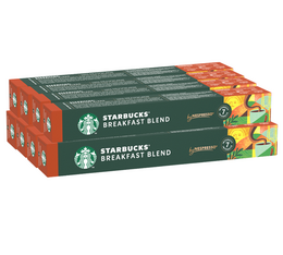 80 Nespresso* Original kompatible Kapseln Breakfast Blend – STARBUCKS
