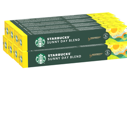 80 Nespresso* Original kompatible Kapseln Sunny Day Blend – Starbucks