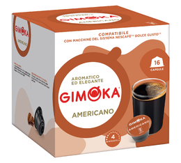 16 Nescafe* Dolce Gusto* kompatible Kapseln Espresso Americano – Gimoka