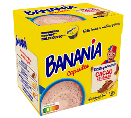 12 Nescafe* Dolce Gusto* kompatible Kapseln Schokolade – Banania