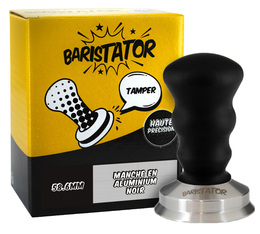Tamper 58,6 mm hohe Präzision Alu schwarz - Baristator