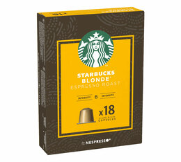 18 Nespresso* Original kompatible Kapseln Blonde Espresso Roast – STARBUCKS