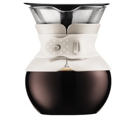  Bodum Pour-Over-Kaffeebereiter 4 Tassen weiß