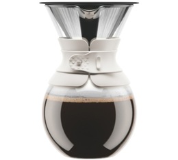  Bodum Pour-Over-Kaffeebereiter 8 Tassen weiß