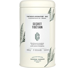 Schwarzer und grüner Jasmintee Teedose 100 g - George Cannon