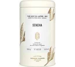 Grüner Tee Sencha reine Herkunft Bio Dose 100g - George Cannon