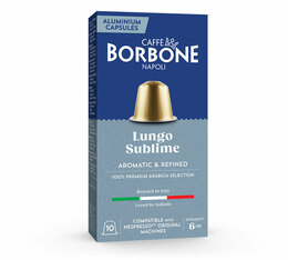 10 Nespresso* Original kompatible Kapseln Lungo Sublime – CAFFÈ BORBONE