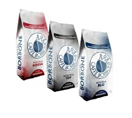 Caffè Borbone Miscela Rossa, Miscela Blu, Miscela Top Kaffeebohnen 3 x 1 kg