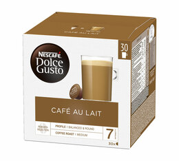 30 Café au Lait Kapseln – Nescafe* Dolce Gusto*
