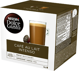 16 Café au Lait Intenso Kapseln – Nescafe* Dolce Gusto*