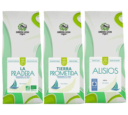Green Lion Coffee – Probierpaket mit dem Segelschiff transportierte Kaffeesorten – 3 x 250 g