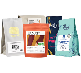 MaxiCoffee – Kaffeebohnen – Probierset mit den meistverkauften Kaffeesorten – 1,2 kg