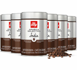 Illy Monoarabica Indien -Kaffeebohnen  6 x 250 g 