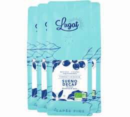Cafés Lugat - Bio Mexiko - Sueño - entkoffeinierter gemahlener Kaffee 4 x 250 g 