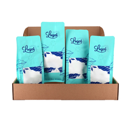 Probierset Cafés Lugat Kaffeebohnen 4 x 250g