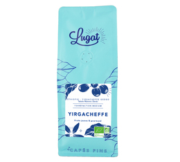 Cafés Lugat Kaffeebohnen Bio: Äthiopien - Moka Yirgacheffe - 250 g 