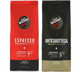Caffè Vergnano Kaffeebohnen Espresso/Antica Bottega 2 x 1kg