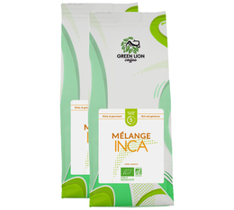Green Lion Coffee - Kaffeebohnen – Bio-Mischung „Le Mélange Inca“ – 2 x 1 kg