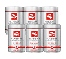 Illy - Kaffeebohnen Espresso Classico und Intenso 6 x 250 g