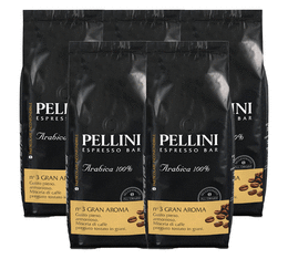 Pellini - Gran Aroma Nr. 3 Kaffeebohnen für Geschäftskunden - 5 kg