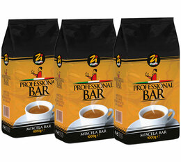 Zicaffe - Professional Bar - Kaffeebohnen für Geschäftskunden 3 x 1 kg