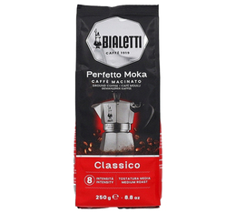 Bialetti - Perfetto Moka Classico, gemahlener Kaffee 250 g