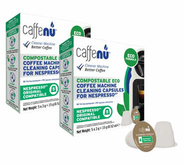 CAFFENU Reinigungskapseln ECO für Nespresso®-Maschine 2 x 5