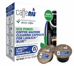CAFFENU Reinigungskapseln für Lavazza Blue-Maschinen x 4