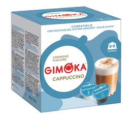 16 Nescafe* Dolce Gusto* kompatible Kapseln Cappuccino Classico – Gimoka