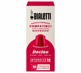 10 Nespresso* Original kompatible Kapseln Deciso – BIALETTI