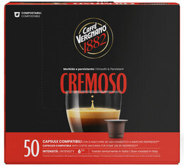 50 Nespresso* Original kompatible Kapseln Cremoso – CAFFÈ VERGNANO