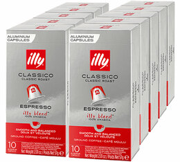 100 Nespresso* Original kompatible Kapseln Classico – ILLY