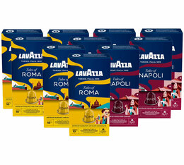 Lavazza - Probierset Napoli & Roma – 100 Nespresso* Original-kompatible Kapseln